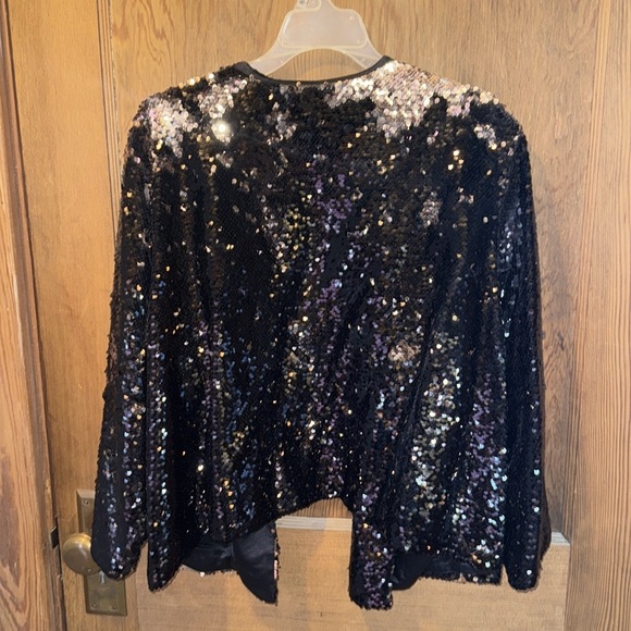 TORRID runway collection two tone sequin kimono - Picture 4 of 4